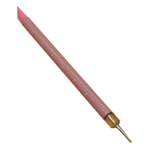 NAM24 Dotting Tool + Silkonpinsel 2in1 rosa mit Steinen